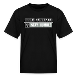 Kid's T-Shirt - Work Smarter - black