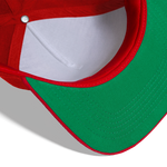 Snapback Baseball Styled Cap - Created From The Dust - red