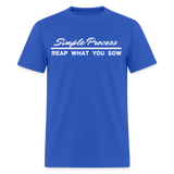 Men's Classic T-Shirt - Simple Process - royal blue