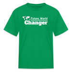 Kids' T-Shirt - World Changer - kelly green