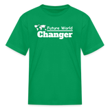 Kids' T-Shirt - World Changer - kelly green