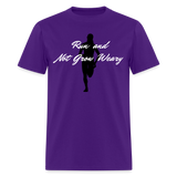 Women's T-Shirt - Not Grow Weary - purple