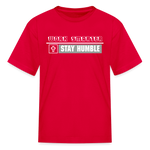 Kid's T-Shirt - Work Smarter - red