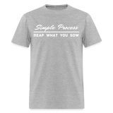 Women's T-Shirt - Simple Process - heather gray
