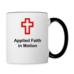 Contrast Mug - AFIM - white/black