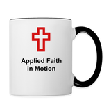 Contrast Mug - AFIM - white/black