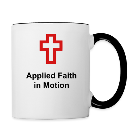 Contrast Mug - AFIM - white/black
