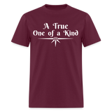 Women's T-Shirt - One of a Kind - burgundy
