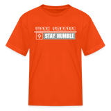 Kid's T-Shirt - Work Smarter - orange