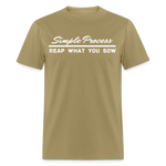 Men's Classic T-Shirt - Simple Process - khaki