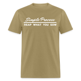 Men's Classic T-Shirt - Simple Process - khaki