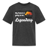 Kids' T-Shirt - My Future is - heather black