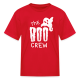 Kids' T-Shirt - Boo Crew - red