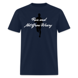 Men's Classic T-Shirt - Not Grow Weary - navy
