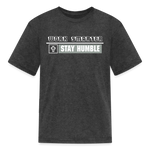 Kid's T-Shirt - Work Smarter - heather black
