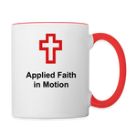 Contrast Mug - AFIM - white/red