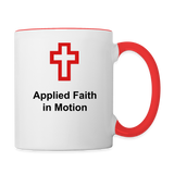 Contrast Mug - AFIM - white/red