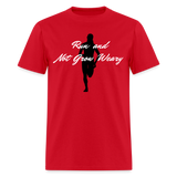 Women's T-Shirt - Not Grow Weary - red