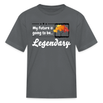 Kids' T-Shirt - My Future is - charcoal