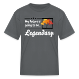 Kids' T-Shirt - My Future is - charcoal