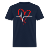 Women's T-Shirt - Living with Purpose - navy