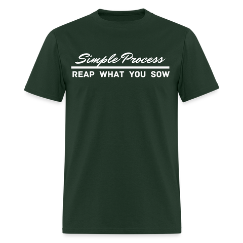 Men's Classic T-Shirt - Simple Process - forest green