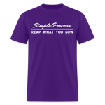 Men's Classic T-Shirt - Simple Process - purple