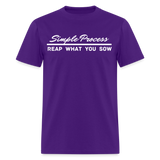 Men's Classic T-Shirt - Simple Process - purple