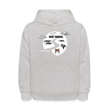 Kids' Hoodie - Even Though - heather gray