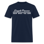 Men's Classic T-Shirt - Simple Process - navy