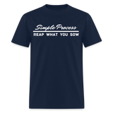 Men's Classic T-Shirt - Simple Process - navy