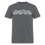 Men's Classic T-Shirt - Simple Process - charcoal