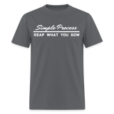 Men's Classic T-Shirt - Simple Process - charcoal