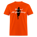 Women's T-Shirt - Not Grow Weary - orange