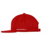Snapback Baseball Styled Cap - Created From The Dust - red