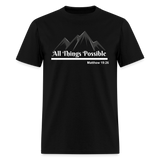 Men's Classic T-Shirt - All Things Possible - black