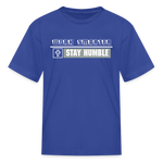 Kid's T-Shirt - Work Smarter - royal blue