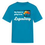 Kids' T-Shirt - My Future is - turquoise