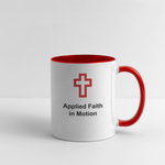 Contrast Mug - AFIM - white/red