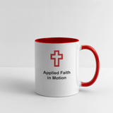Contrast Mug - AFIM - white/red