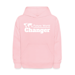 Kids' Hoodie - Future World Changer - pink