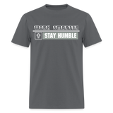 Women's T-Shirt - Work Smarter - charcoal