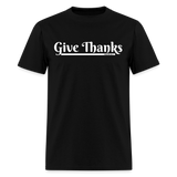 Women's T-Shirt - Give Thanks - black
