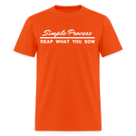 Men's Classic T-Shirt - Simple Process - orange