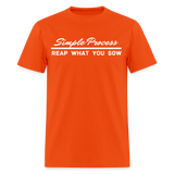 Men's Classic T-Shirt - Simple Process - orange