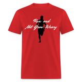 Women's T-Shirt - Not Grow Weary - red