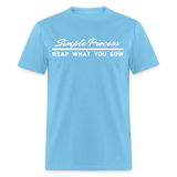 Men's Classic T-Shirt - Simple Process - aquatic blue