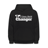 Kids' Hoodie - Future World Changer - black