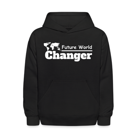 Kids' Hoodie - Future World Changer - black