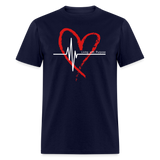Women's T-Shirt - Living with Purpose - navy